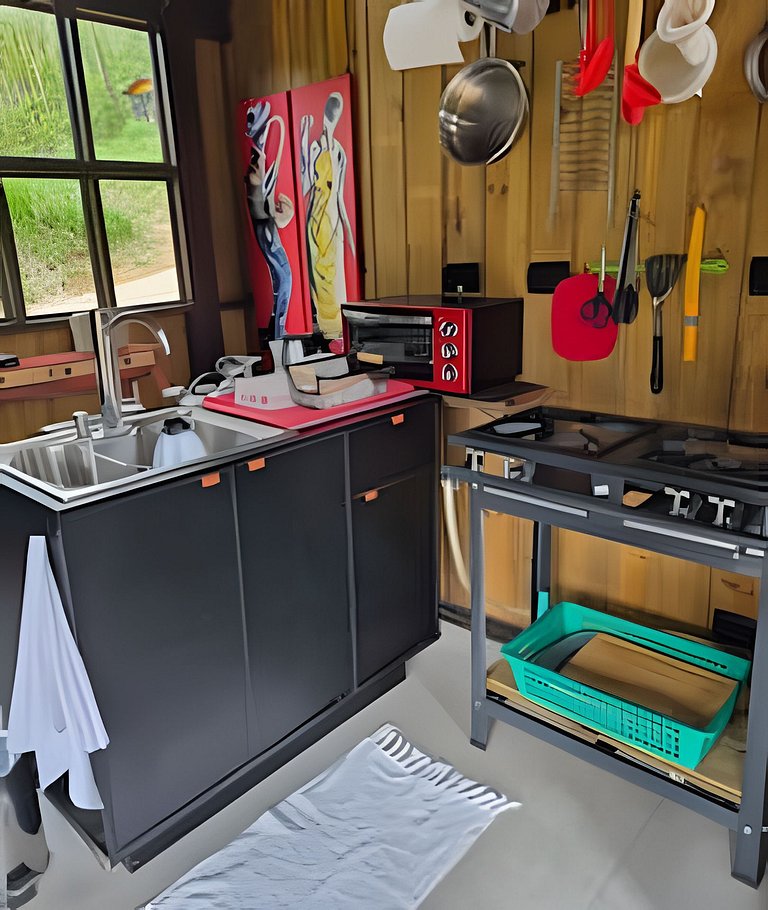 Chalé Alce Negro - Rural Cottage - Serra do Mar